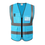 MAM Hi Vis Multi-Pocket Zip-Up Safety Vest