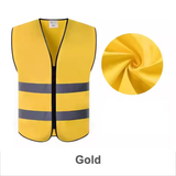 MAM Hi Vis minimalist zipper safety vest