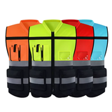 MAM reflective spliced color engineering vest