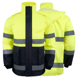 MAM waterproof reflective safety jacket waterproof Oxford reflective jacket