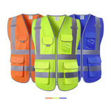MAM-Full Reflective Strip Edging Design Reflective Safety Vest