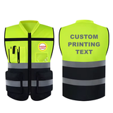 MAM reflective spliced color engineering vest