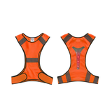 MAM-New Ultra-thin Breathable Outdoor Sports Vest LED Light Running Reflective Safety Vest