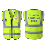 MAM Hi Vis Multi-Pocket Zip-Up Safety Vest