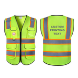 MAM Hi Vis Multi-Pocket Zip-Up Safety Vest