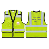 MAM-Large Pocket Advanced Reflective Safety Vest Summer Breathable Mesh Traffic Reflective Clothing