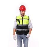 MAM reflective spliced color engineering vest
