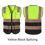 MAM Hi Vis Multi-Pocket Zip-Up Safety Vest