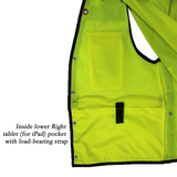 MAM-Large Pocket Advanced Reflective Safety Vest Summer Breathable Mesh Traffic Reflective Clothing