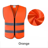 MAM Hi Vis minimalist zipper safety vest