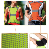 MAM-New Ultra-thin Breathable Outdoor Sports Vest LED Light Running Reflective Safety Vest