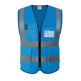 MAM Hi Vis Multi-Pocket Zip-Up Safety Vest