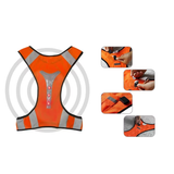 MAM-New Ultra-thin Breathable Outdoor Sports Vest LED Light Running Reflective Safety Vest