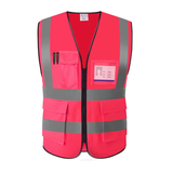 MAM Hi Vis Multi-Pocket Zip-Up Safety Vest