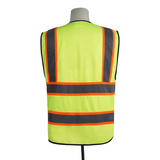 MAM Hi Vis Multi-Pocket Zip-Up Safety Vest