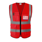 MAM Hi Vis Multi-Pocket Zip-Up Safety Vest