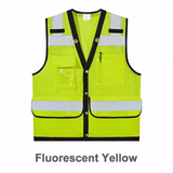 MAM-Large Pocket Advanced Reflective Safety Vest Summer Breathable Mesh Traffic Reflective Clothing
