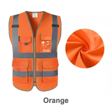 MAM-Full Reflective Strip Edging Design Reflective Safety Vest